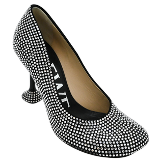 Crystal-Embellished Toy Pumps