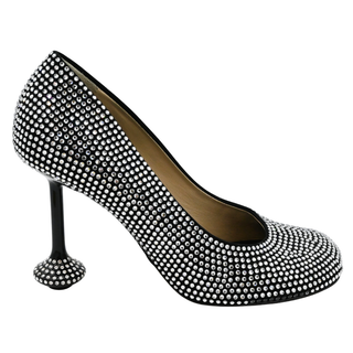 Crystal-Embellished Toy Pumps