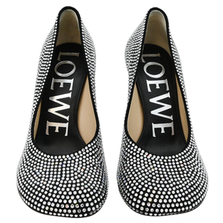 Crystal-Embellished Toy Pumps