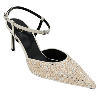 Crystal-Embellished Pumps