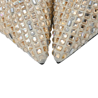 Crystal-Embellished Pumps