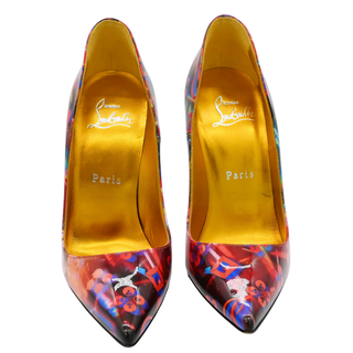 CHRISTIAN LOUBOUTIN | So Kate Multicolor Patent Leather Pumps