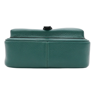 Dark Teal Leather Camera Bag