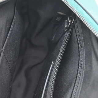 Dark Teal Leather Camera Bag