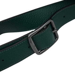 Dark Teal Leather Camera Bag