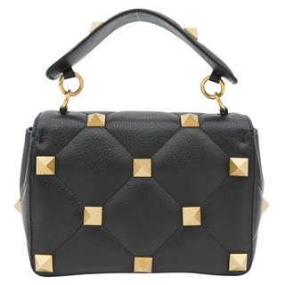 Roman Stud Top Handle Bag