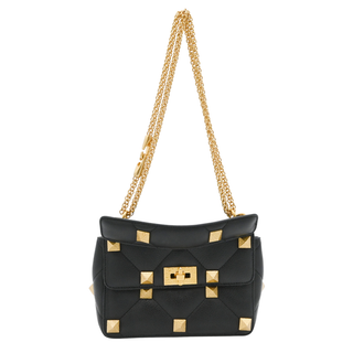 Roman Stud Top Handle Bag