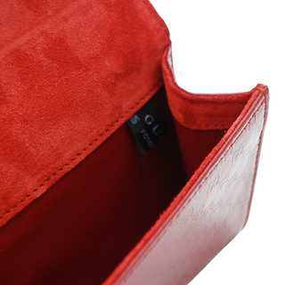 GUCCI | Microguccissima Broadway Patent Envelope Clutch