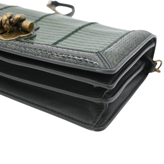 BOTTEGA VENETA | Snakeskin Olimpia Knot Turnlock Crossbody Bag