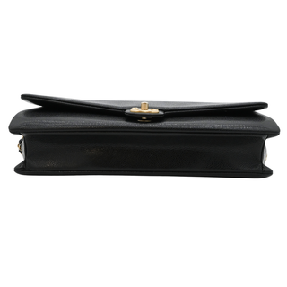 CHANEL | CC Black Caviar Leather Crossbody Bag