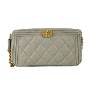 Boy Double Zip Wallet On Chain Bag