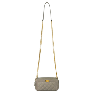 Boy Double Zip Wallet On Chain Bag