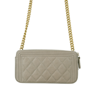 Boy Double Zip Wallet On Chain Bag
