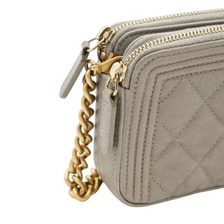 Boy Double Zip Wallet On Chain Bag