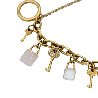 Lock & Key Charm Bracelet