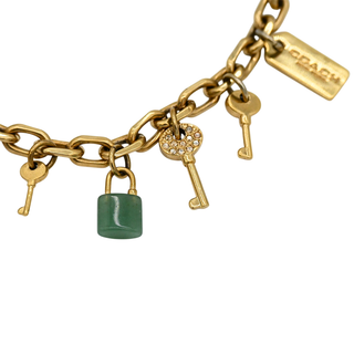 Lock & Key Charm Bracelet