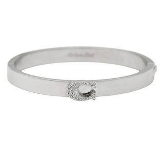 COACH | Pave Signature Hinged Bangle