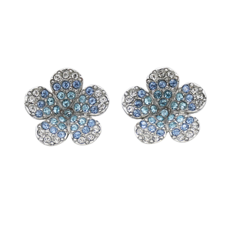 OSCAR DE LA RENTA | Crystal Flower Stud Earrings