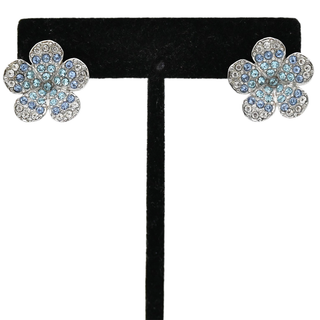 OSCAR DE LA RENTA | Crystal Flower Stud Earrings