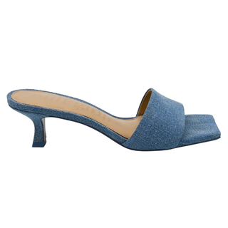 Ada Denim Mule Sandals