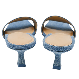 Ada Denim Mule Sandals