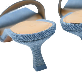 Ada Denim Mule Sandals
