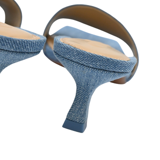 Ada Denim Mule Sandals