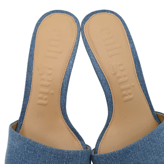 Ada Denim Mule Sandals