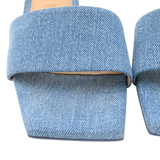 Ada Denim Mule Sandals