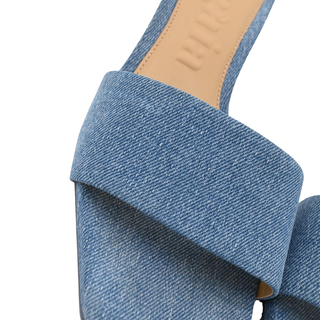 Ada Denim Mule Sandals