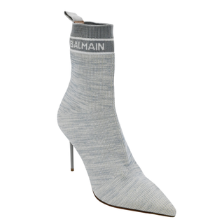 BALMAIN | Logo Knit Sock Booties