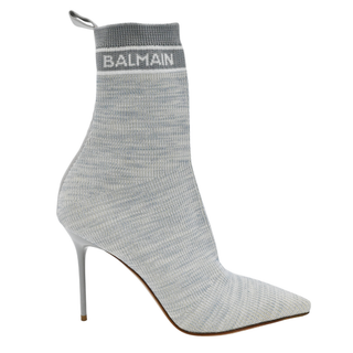 BALMAIN | Logo Knit Sock Booties