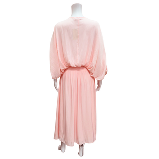 Harmonie Candy Pink Pleated Dress