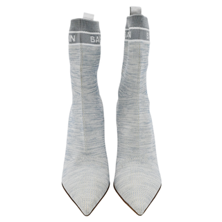 Logo Knit Sock Booties
