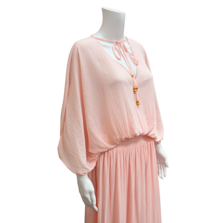 RAMY BROOK | Harmonie Candy Pink Pleated Dress