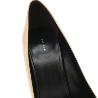 THE ROW | Nude Patent Leather Pointed-Toe Pumps