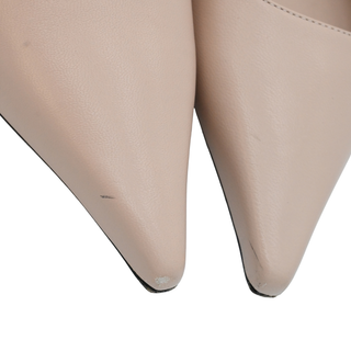 Light Pink Amel Leather Slingback Pumps
