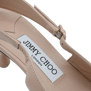 Light Pink Amel Leather Slingback Pumps