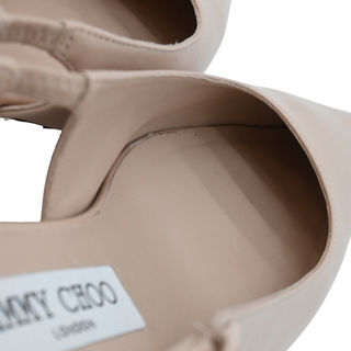 Light Pink Amel Leather Slingback Pumps