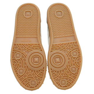 VALENTINO GARAVANI | Upvillage Gold Metallic Leather Low-Top Sneakers