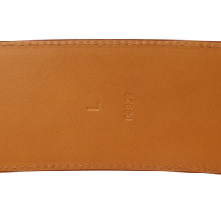 RALPH LAUREN | Orange Leather Wide Belt