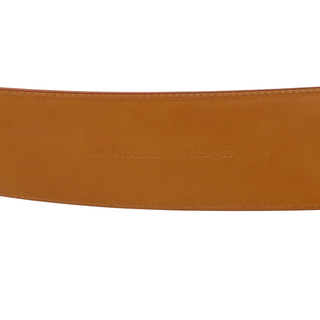 RALPH LAUREN | Orange Leather Wide Belt