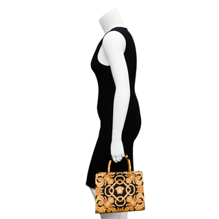 VERSACE | La Medusa Barocco Print Canvas Tote Bag