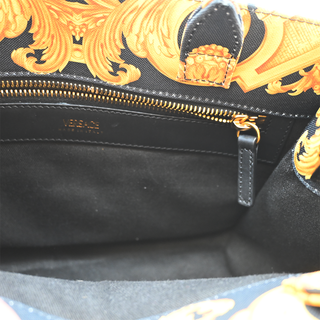 VERSACE | La Medusa Barocco Print Canvas Tote Bag