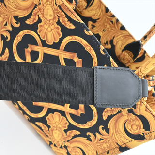 VERSACE | La Medusa Barocco Print Canvas Tote Bag