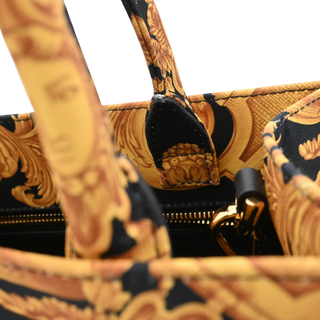 VERSACE | La Medusa Barocco Print Canvas Tote Bag
