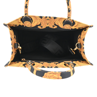 VERSACE | La Medusa Barocco Print Canvas Tote Bag