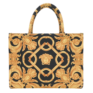 VERSACE | La Medusa Barocco Print Canvas Tote Bag