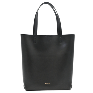 BOLVAINT | Elayne Black Leather Tote Bag