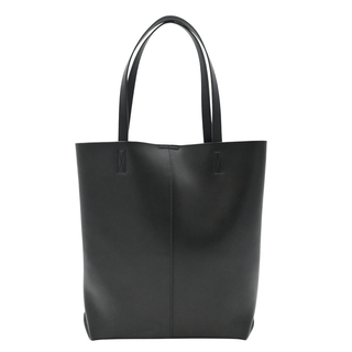 BOLVAINT | Elayne Black Leather Tote Bag